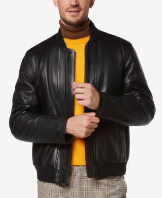 Men's MacNeil Smooth Leather Bomber Jacket