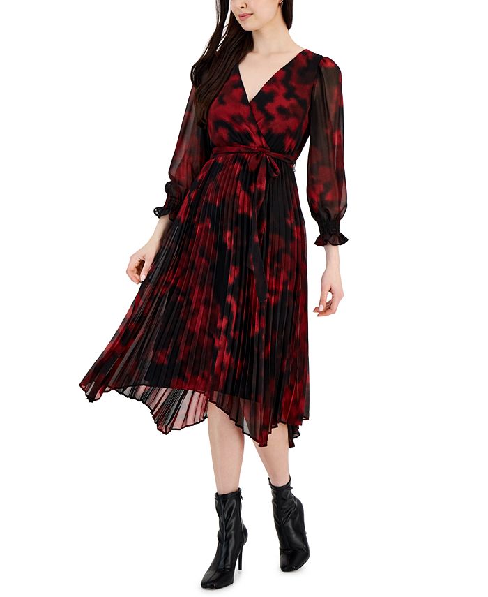 Taylor fit top and flare dress