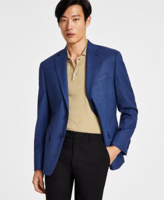 Michael Kors - Men's Modern-Fit Plaid Sport Coat