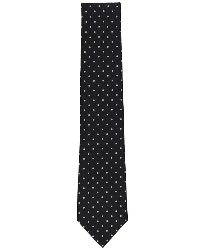 Club Room Men's Wyers Dot Tie, Created for Macy's - Macy's