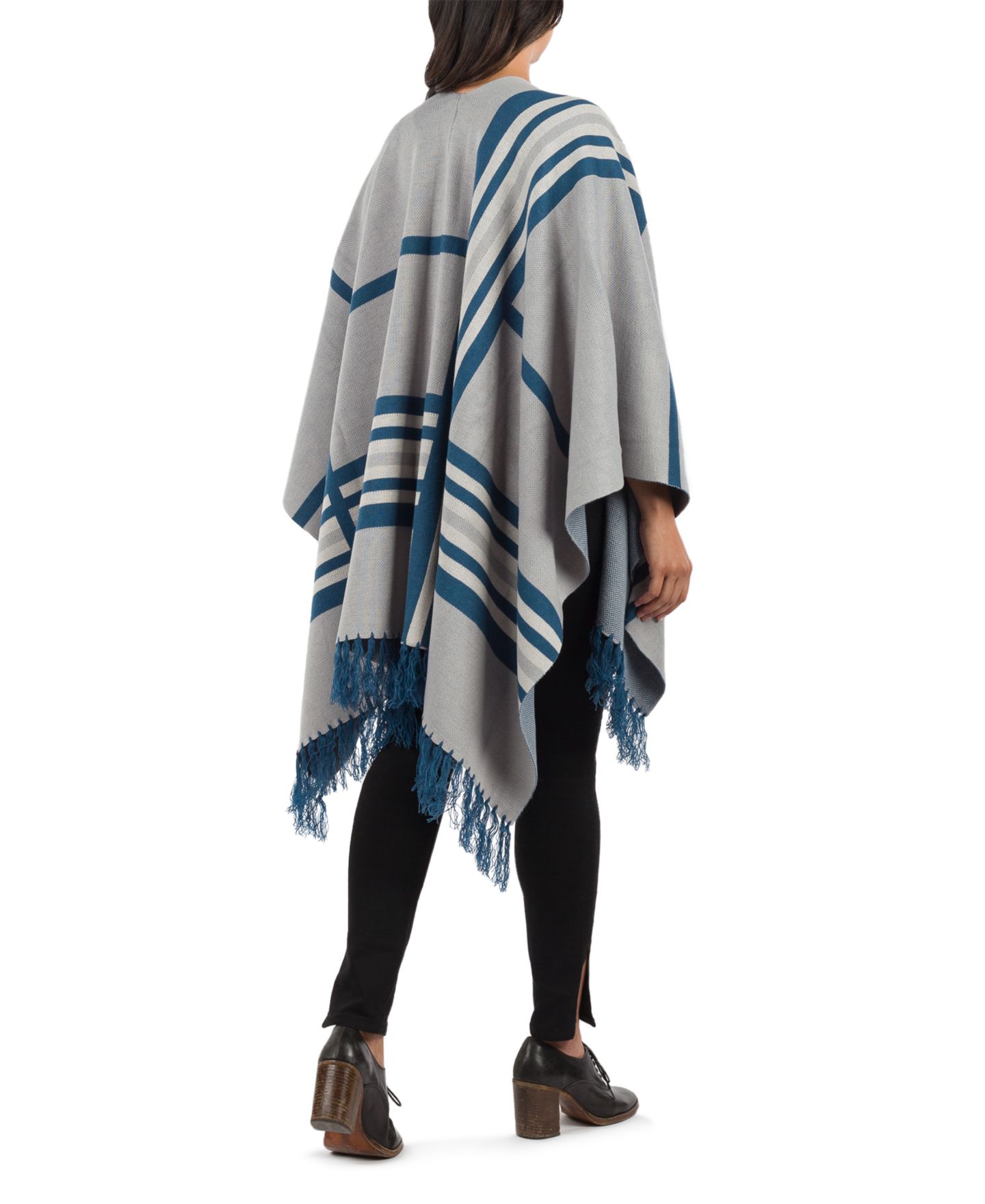 Женские аксессуары Patricia Nash Striped Shawl, цвет: Каменный серый — фото 3