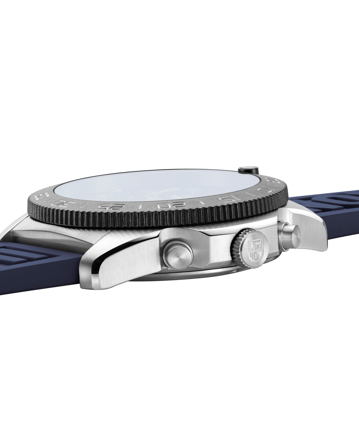 Shop Luminox Men's Swiss Chronograph Pacific Diver Blue Rubber Strap Watch 44mm In No Color