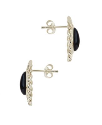 Onyx Stone Ainsley Stud Earrings