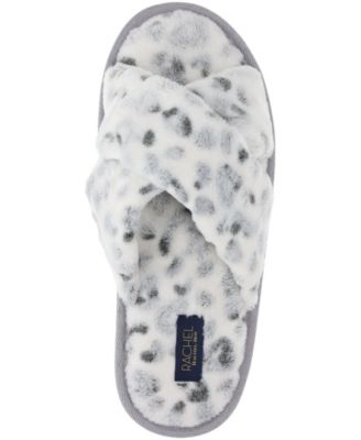 Women's Gift Set with X-Band Plush Slipper and Cheetah Blanket Set