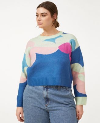 cotton on blue jumper