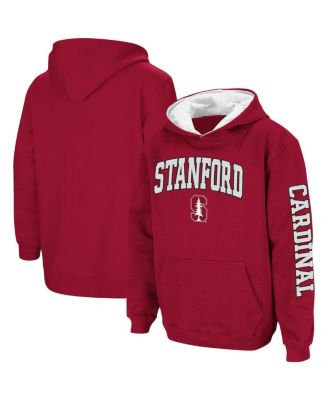 Youth Boys Cardinal Stanford Cardinal 2-Hit Team Pullover Hoodie