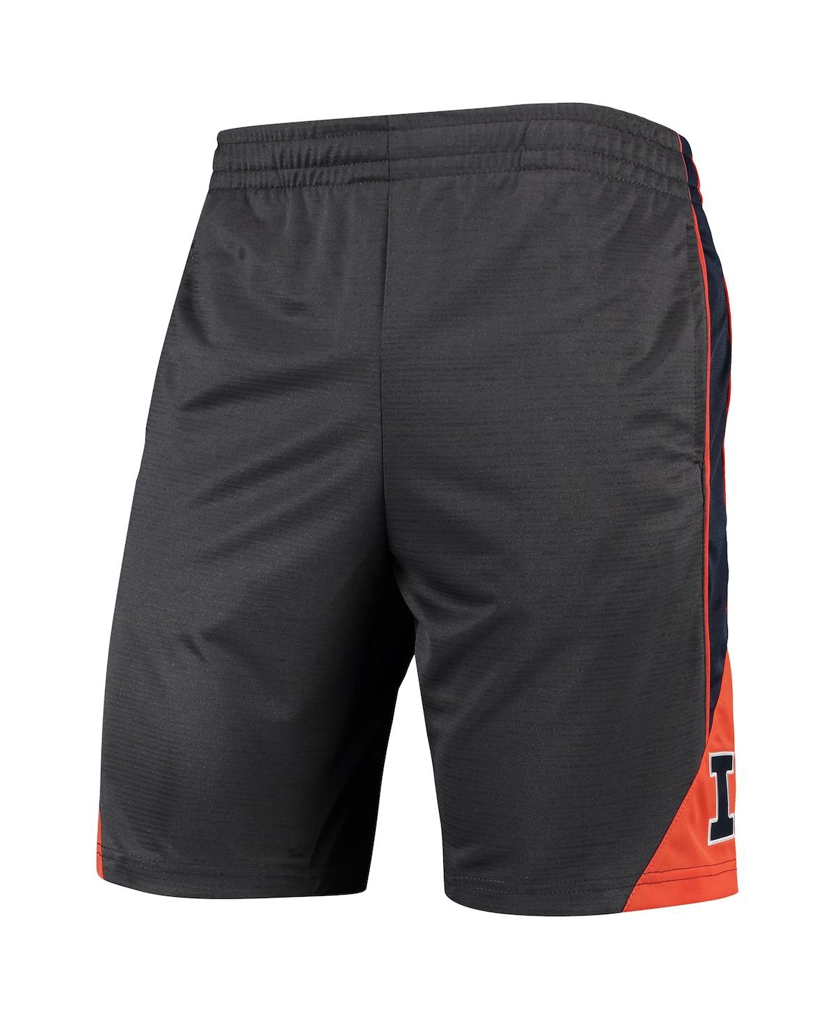 Men's ColosseumIllinois Fighting Illini Turnover Team Shorts - Charcoal