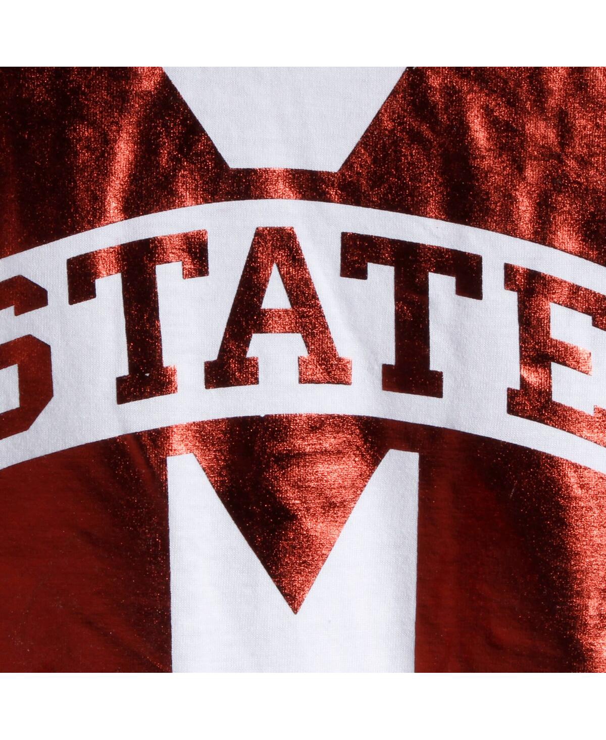 Colosseum White Mississippi State Bulldogs Trey Dolman Long Sleeve T-shirt In White