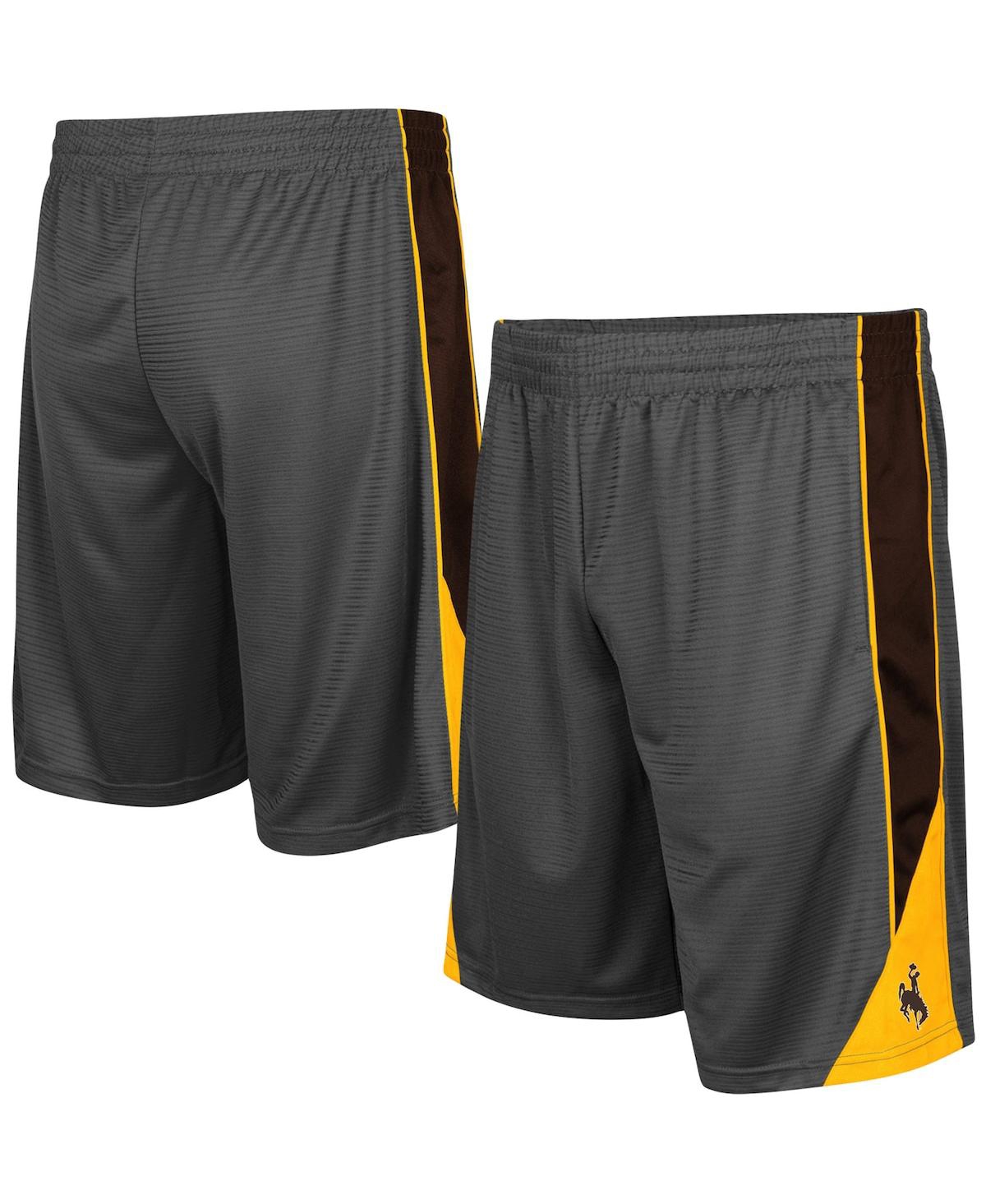 Men's ColosseumWyoming Cowboys Turnover Shorts - Charcoal