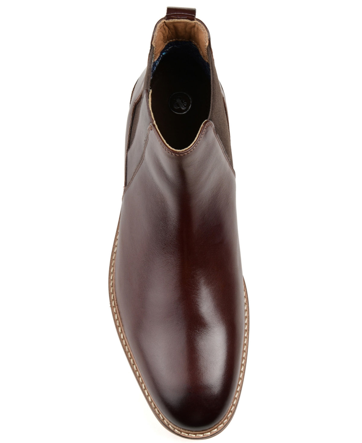 Thomas & Vine Men's Corbin Wide Width Plain Toe Chelsea Boot