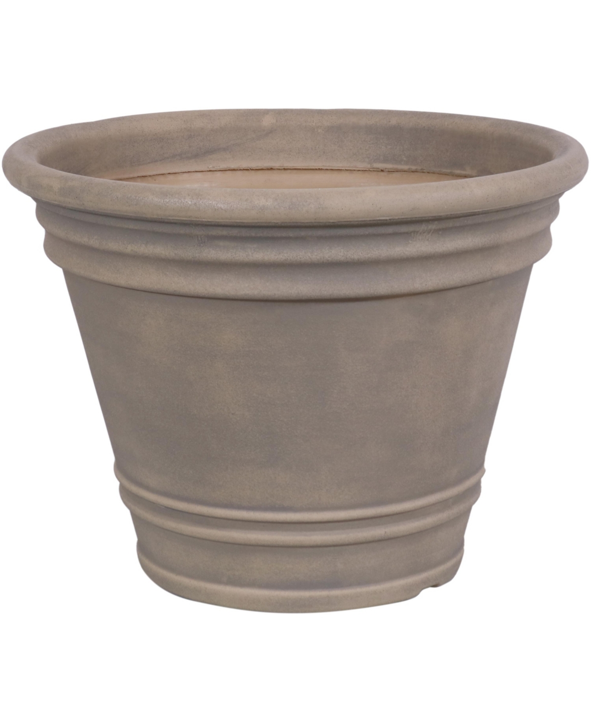 20 in Franklin Polyresin Planter with Uv-Resistant Finish - Beige - Beige