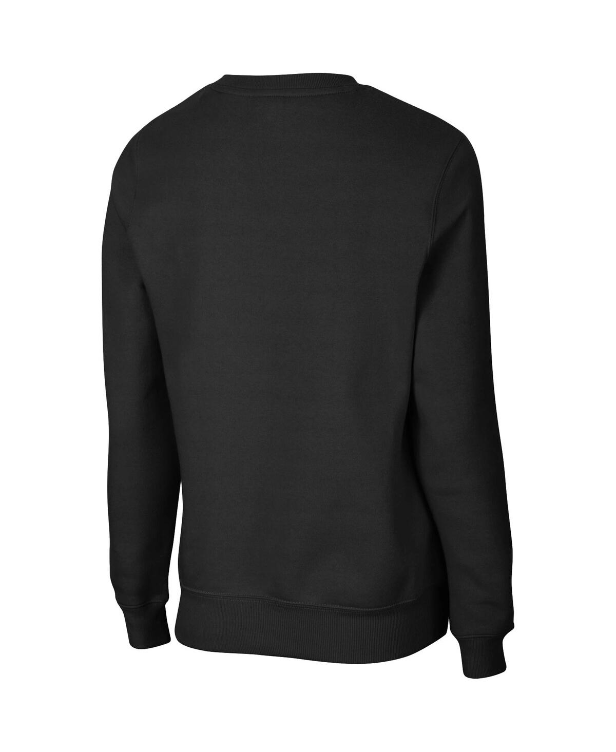 Colosseum Black Rutgers Scarlet Knights Campanile Pullover Sweatshirt In Black