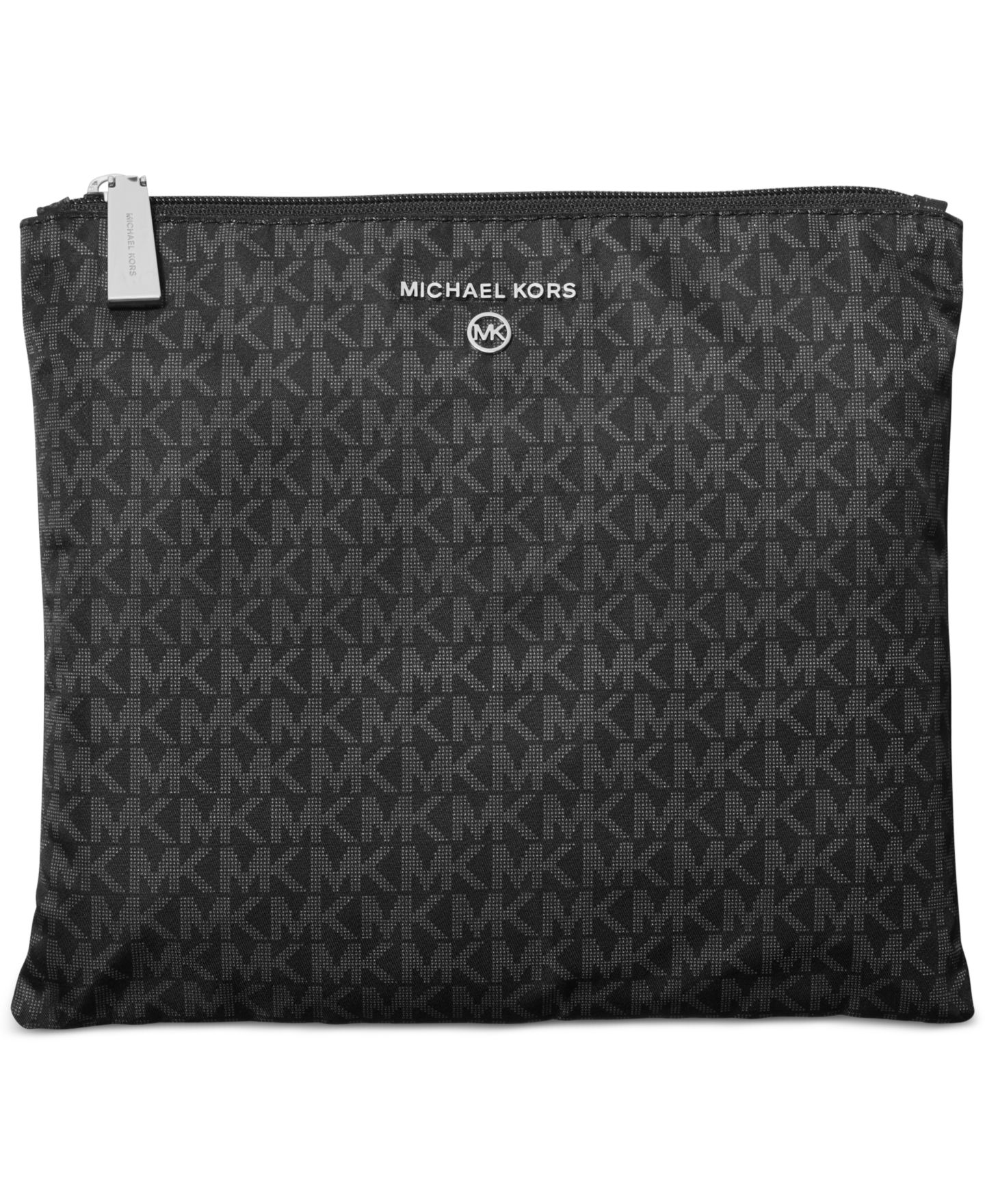 Женская сумка Michael Kors Logo Jet Set Travel Large Packable Nylon Tote, цвет: Чёрный — фото 3