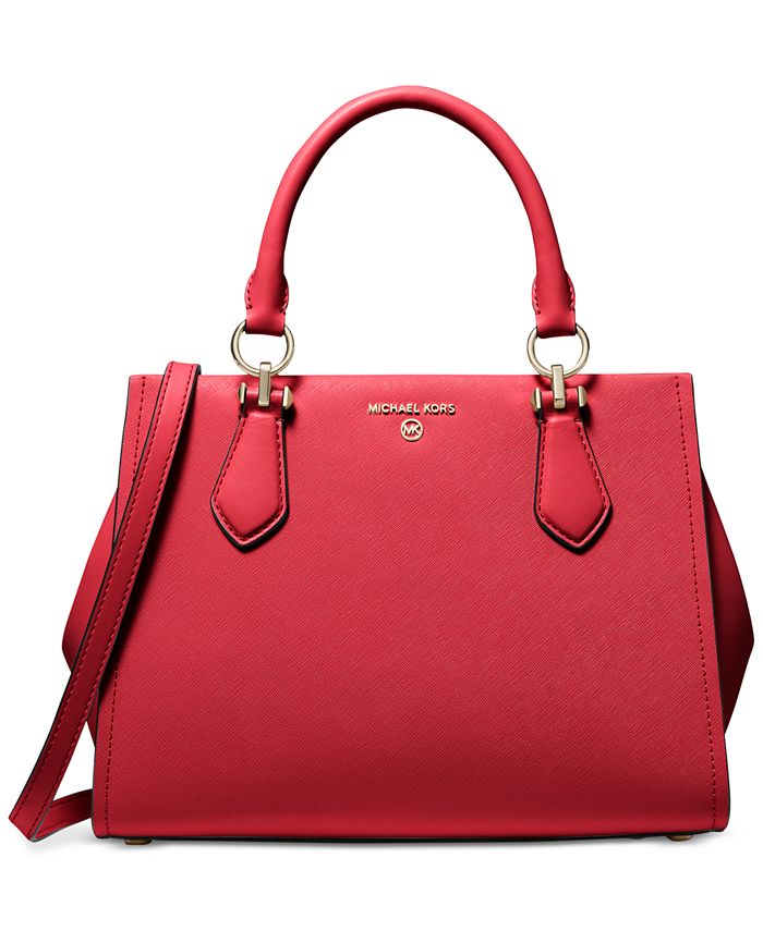 Michael Kors Marilyn Medium Leather Satchel & Reviews - Handbags &  Accessories - Macy's