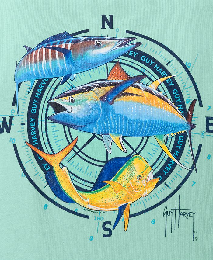 Guy Harvey Men's Marlin Compass Graphic TShirt Macy's