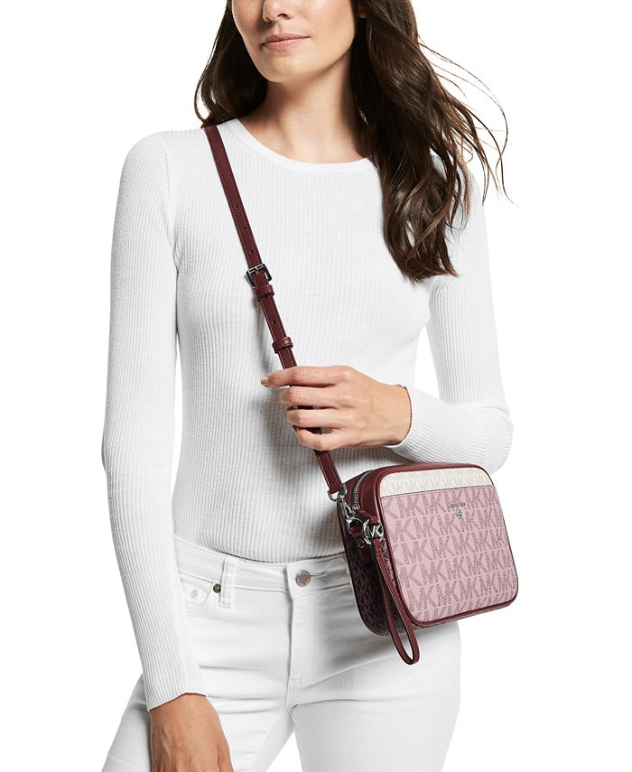 Michael Kors Signature Large East West Camera Crossbody & Reviews