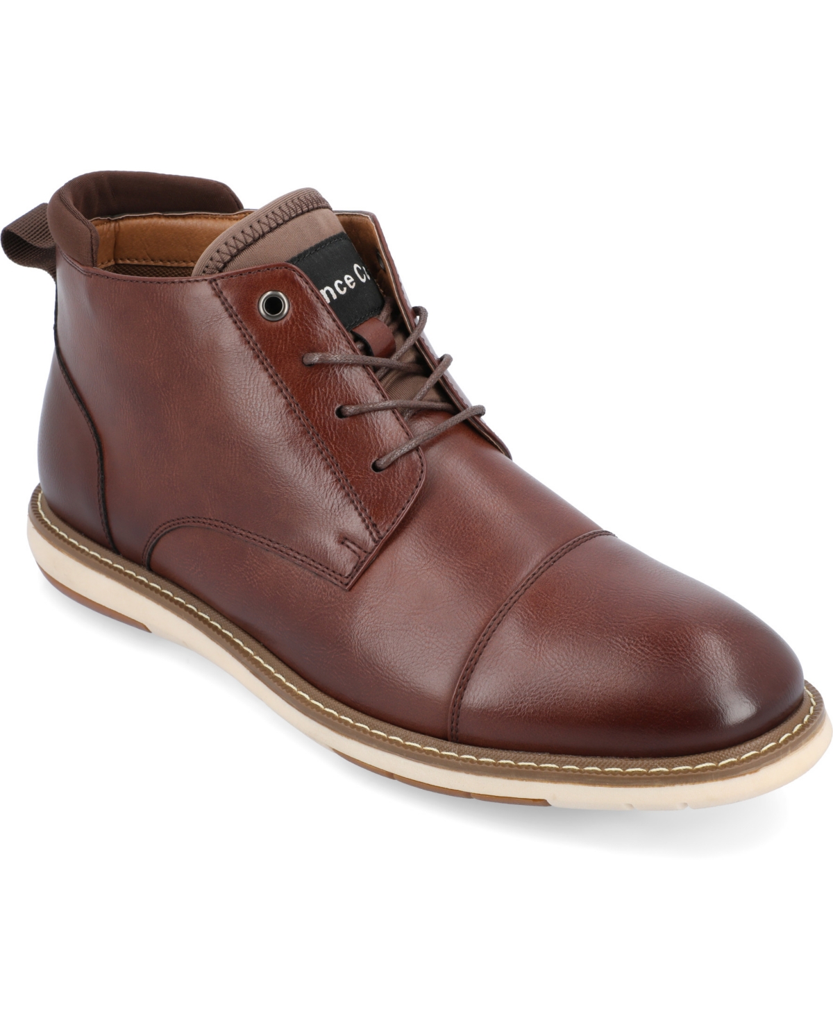 Vance Co. Men's Redford Tru Comfort Foam Lace-Up Cap Toe Chukka Boot