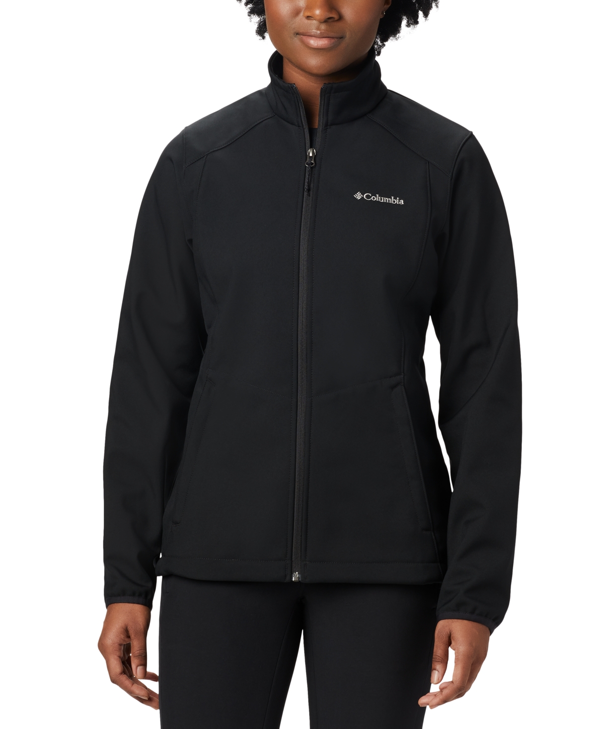 Columbia Women's Kruser Ridge Ii Soft-shell Water-resistant Jacket In Black