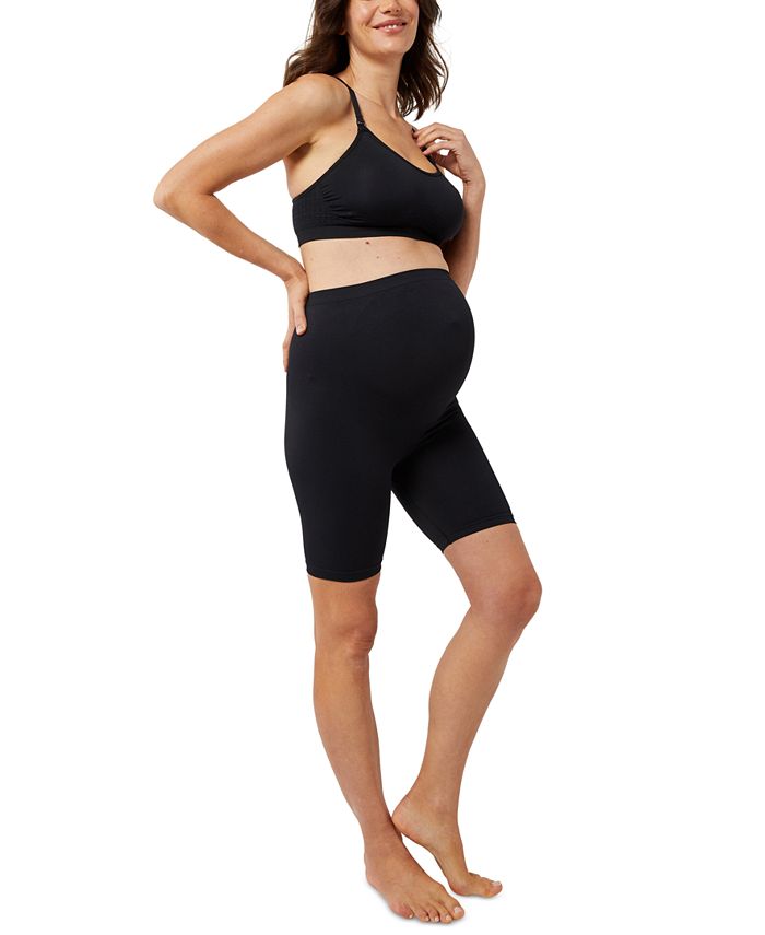 A Pea in the Pod Over the Bump brrr° Cooling Maternity Bike Shorts - Macy's