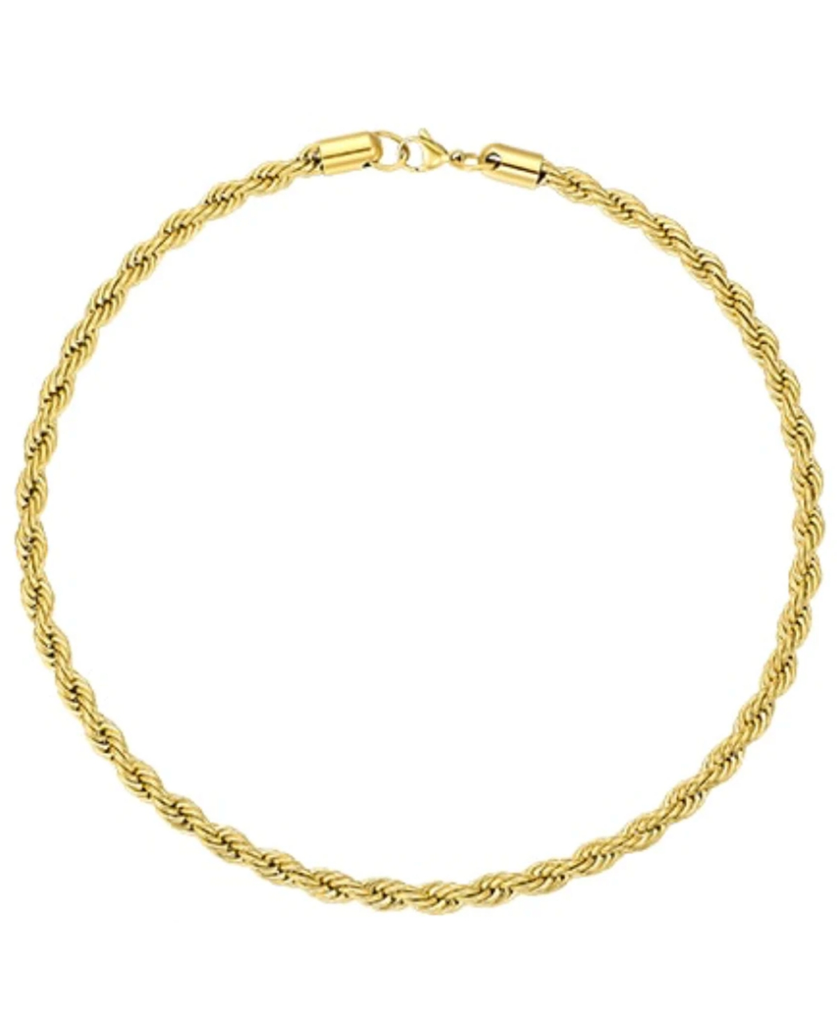Women's Vintage-like Twist Necklace - Gold-Tone