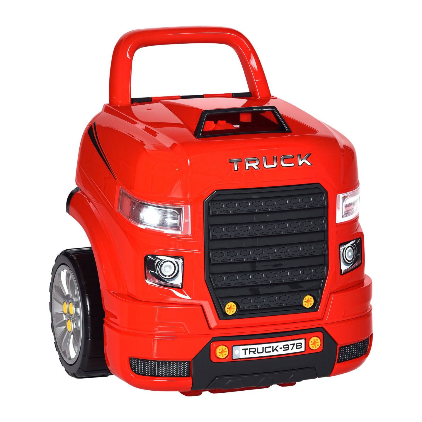 Детские игрушки Qaba Mechanic Kids Truck Engine Interactive Toy Set, 61-Piece, Ages 3+ — фото 1