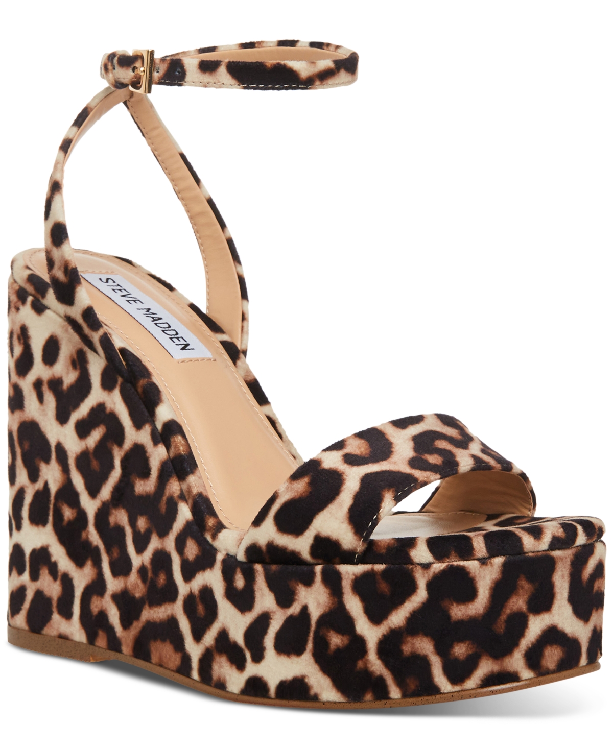 Steve madden leopard wedge hot sale
