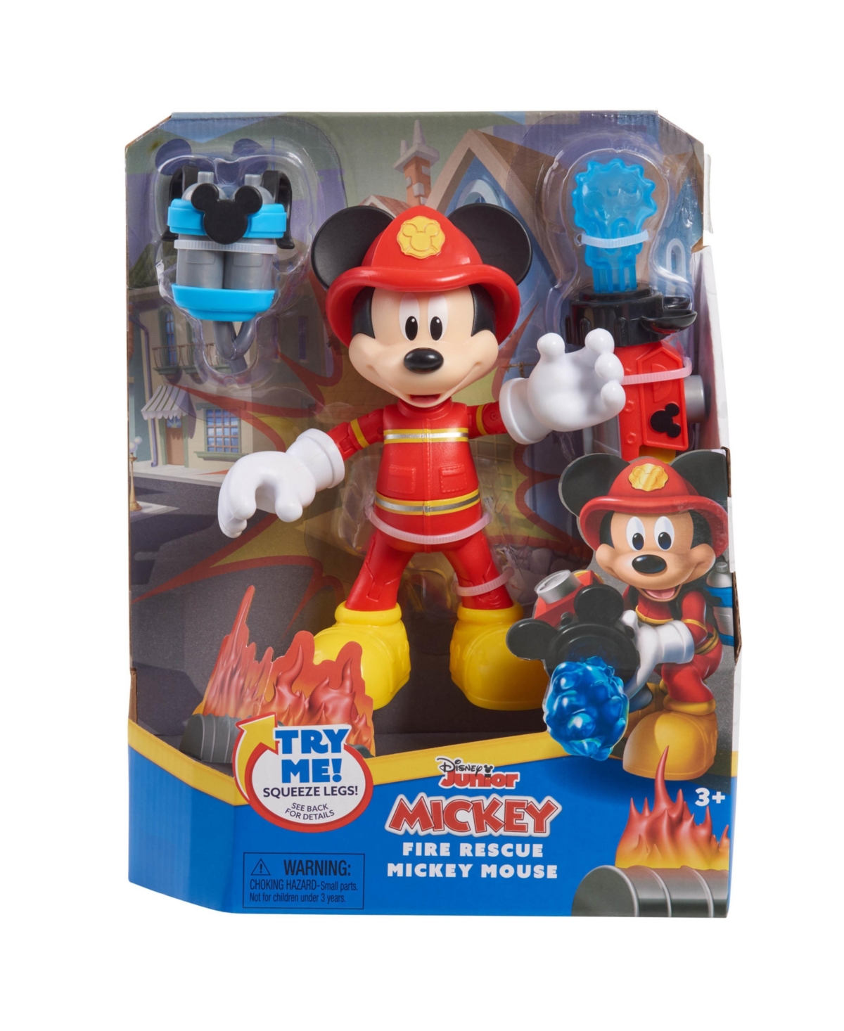 Sesame Street Kids' Figure Firefighter Mickey Set, 3 Piece In Multi
