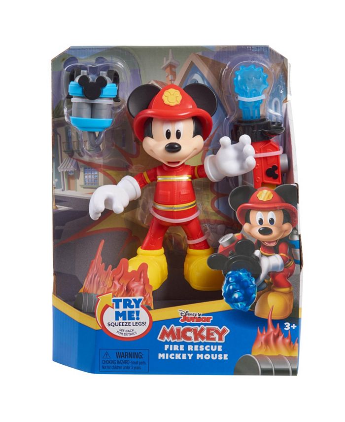 Disney Junior Mickey Mini Collectibles Action Figures Toys 1 pc (Mickey)  Ages 3 and Up Perfect for Kids Toddlers & Adults & CUSTOM Storage Carrier