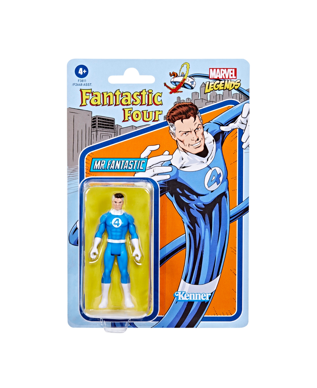 Shop Marvel Hasbro  Legends Series 3.75" Mr. Fantastic Action Figure In No Color
