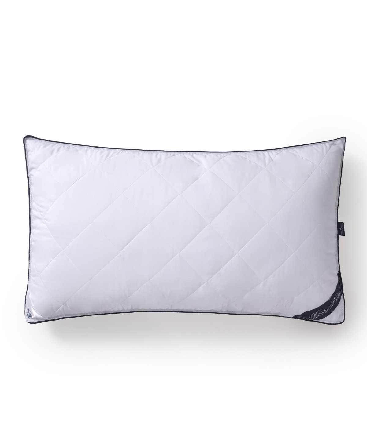 Brooks Brothers Climate Microfiber King Pillow In White