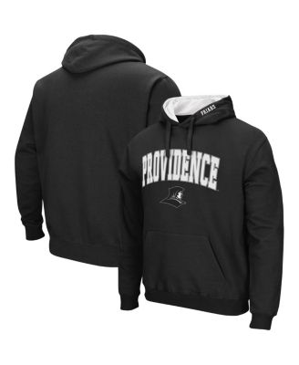 Men's Black Providence Friars Arch and Logo Pullover Hoodie