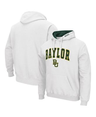Men's White Baylor Bears Arch & Logo 3.0 Pullover Hoodie