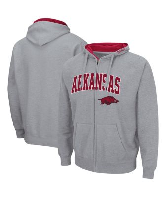 Men's Arkansas Razorbacks Arch Logo 3.0 Full-Zip Hoodie
