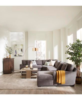 Radley Fabric Sectional Sofa - Macy's Exclusive
