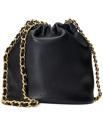 Jamie Large Nappa Bucket Bags - Black