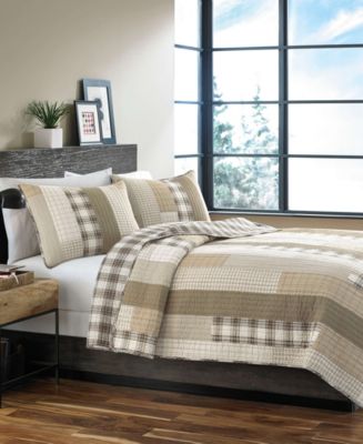 EDDIE BAUER QUILT AND deals 2 SHAMS REVERSIBLE KING SIZE