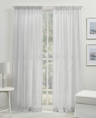 Coralina Sheer, Rod Pocket Single Curtain Panel