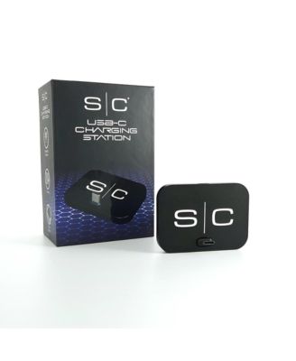 USB-C Portable Charging Station Stand For Hair Clippers, Trimmers, Shavers, and Type-C Phone Ports