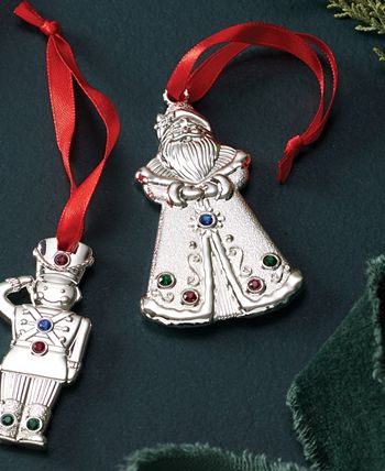 Lenox Jeweled Santa Ornament - Macy's