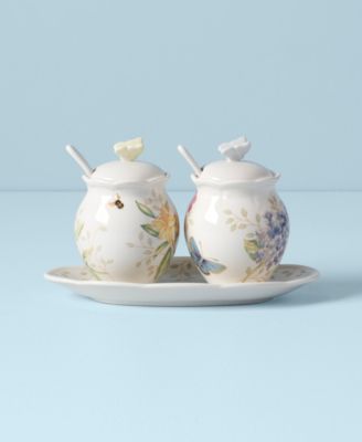 Butterfly Meadow Condiment Set & Tray