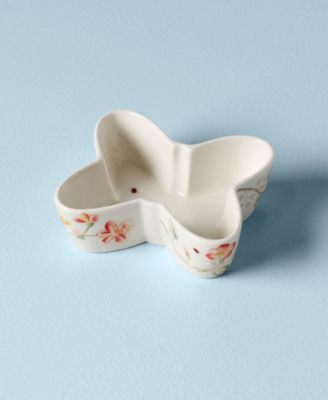 Butterfly Meadow Porcelain Butterfly Shaped Bowl