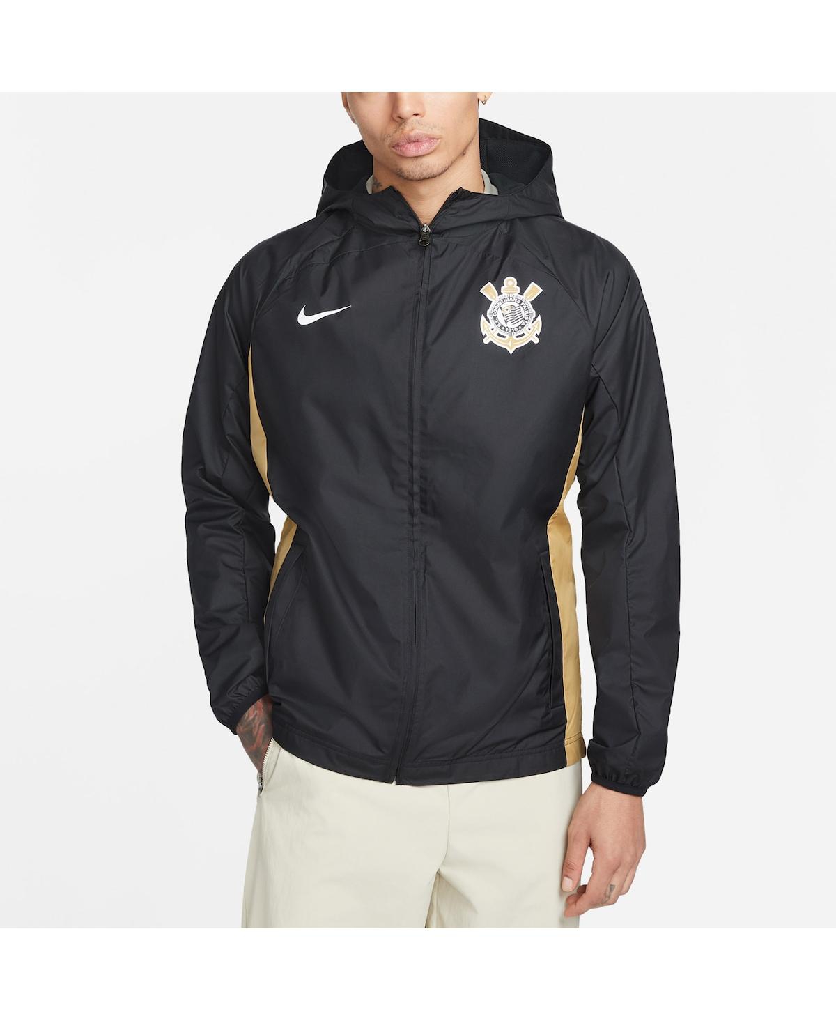 Men's Nike Black Corinthians Awf Raglan Full-Zip Jacket