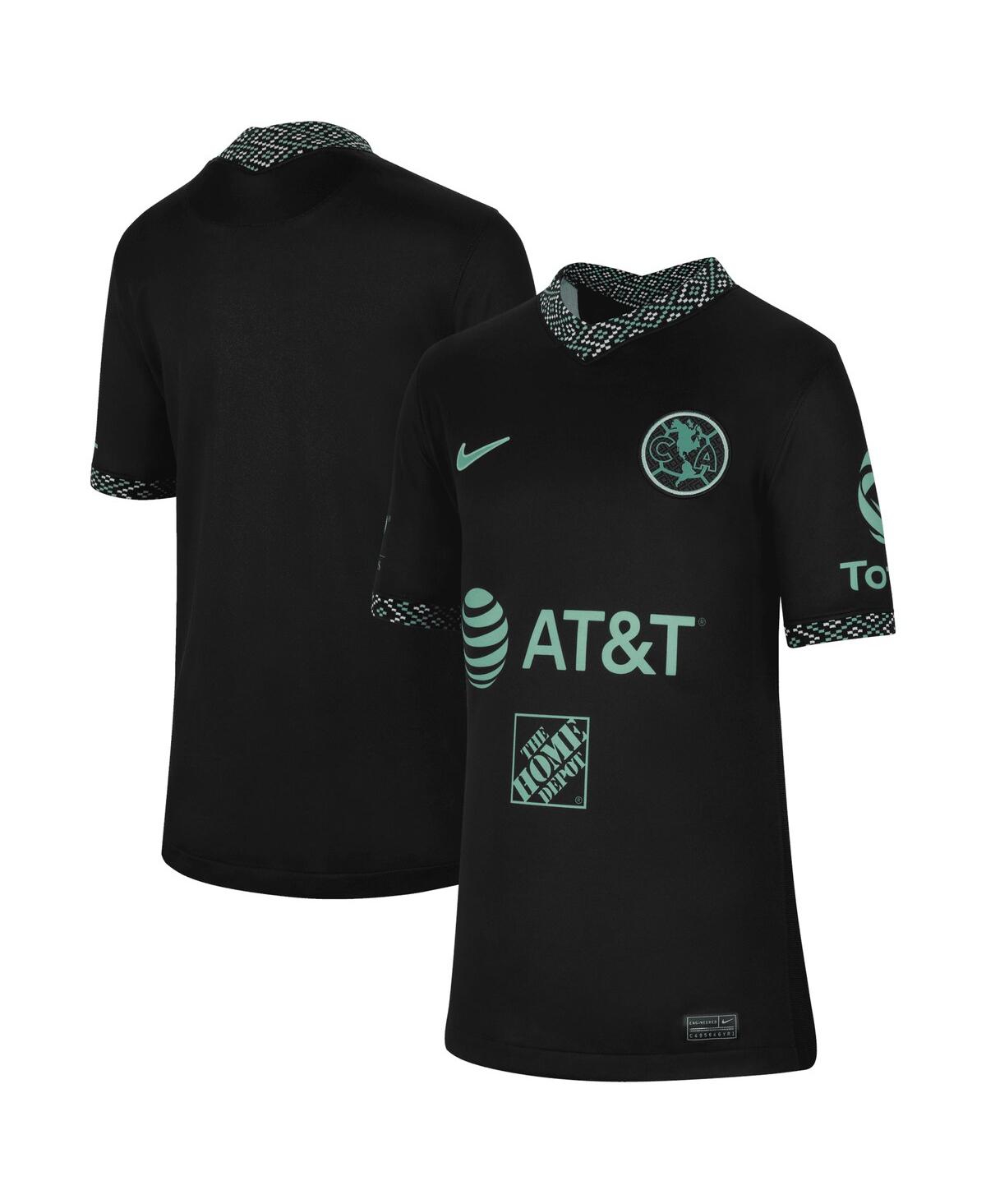 Big Boys NikeClub America 2021/22 Third Replica Jersey - Black