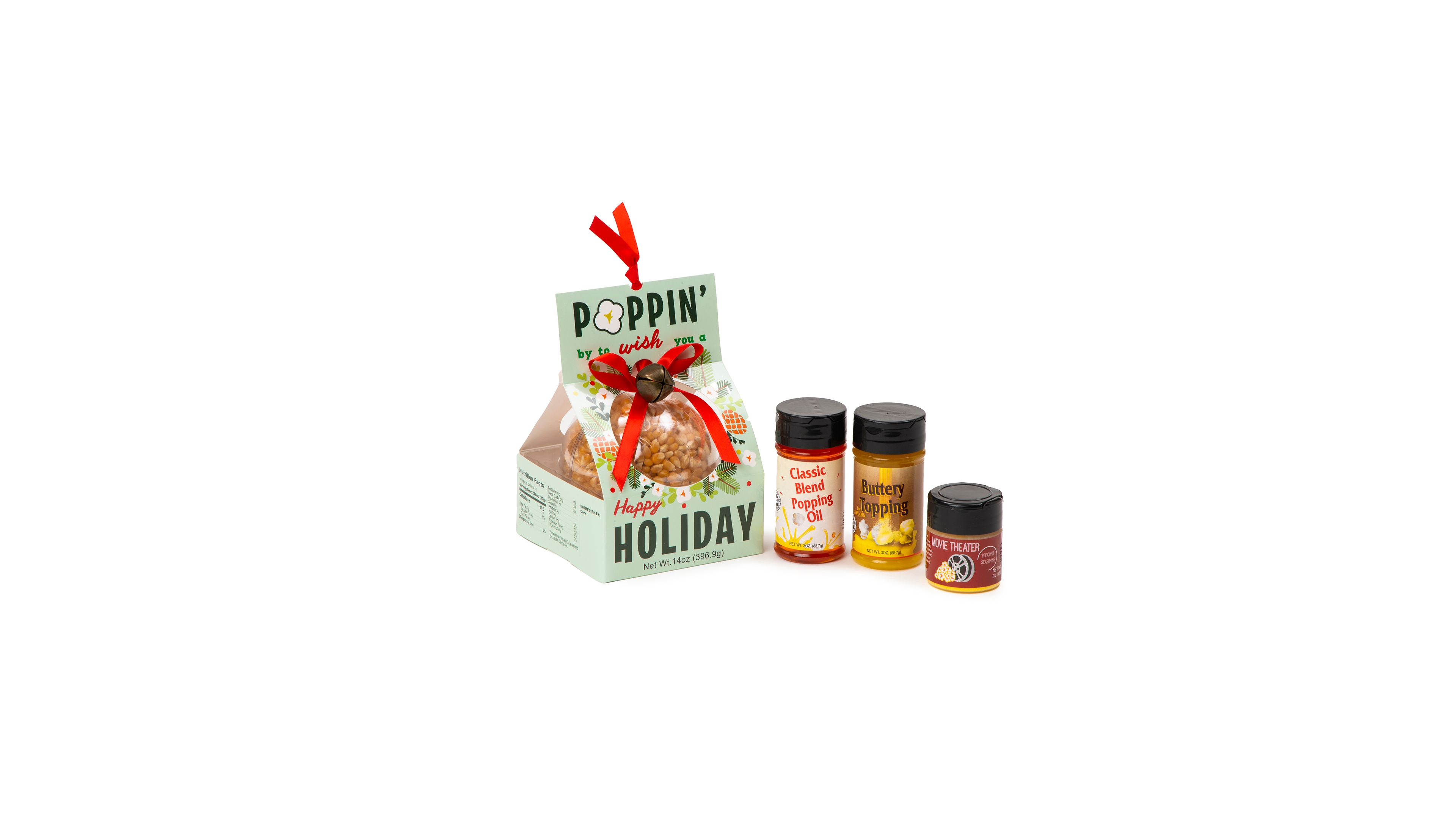 Wabash Valley Farms Get the Holidays Popping 4 Piece, Gift Set