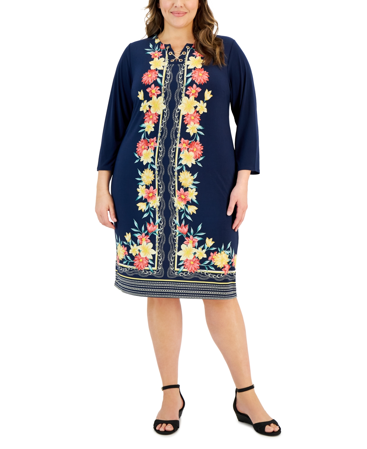 Jm Collection Plus Size A line Dress Created For Macy s In