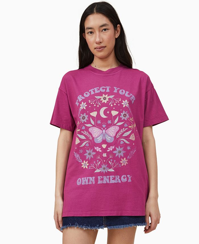 COTTON ON Women's Boyfriend Fit Graphic Tshirt Macy's