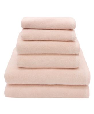 Ediree Turkish Cotton 6 Piece Bath Towel Set