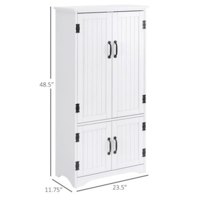 48.5" Kitchen Pantry, Storage Cabinet, Cupboard Organizer