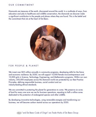 Certified Diamond Halo Engagement Ring (1-1/3 ct. t.w.) in 14k White Gold featuring diamonds with the De Beers Code of Origin, Created for Macy's