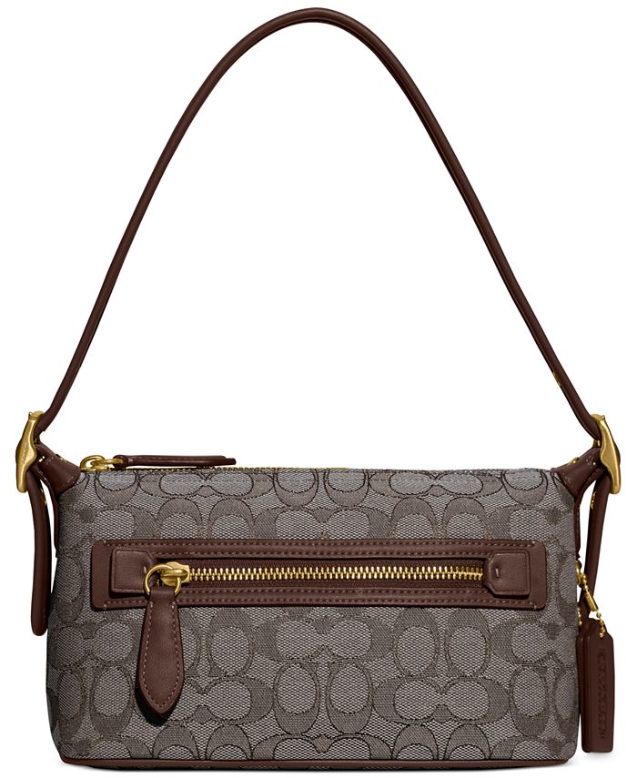 COACH Signature Jacquard Demi Shoulder Bag & Reviews - Handbags &  Accessories - Macy's